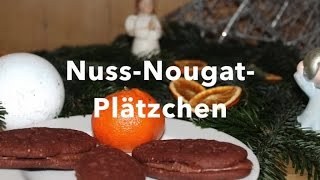 Nougatplätzchen  schnell und lecker [upl. by Tahp]