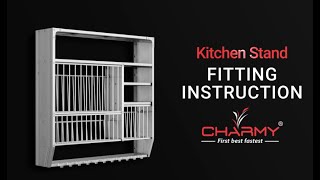 CHARMY Kitchen Rack Assembly Fitting Instruction [upl. by Moser]