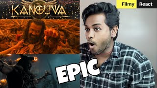 Kanguva  Trailer REACTION  Filmy React  Suriya  Bobby Deol  Devi Sri Prasad  Siva Studio Green [upl. by Nalro]