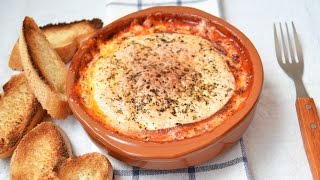 Queso Provolone con Tomate al Horno  Recetas de aperitivo fáciles [upl. by Philander]