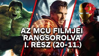 A Marvel Moziverzum filmjei rangsorolva  I rész 2011 [upl. by Etac]