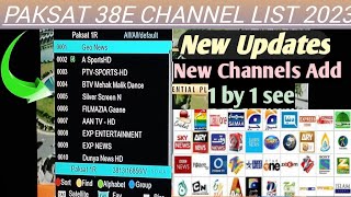 Paksat 38e New updates Paksat 38e Full channel list on 4 feet  Paksat dish setting on 4 feet [upl. by Walsh]