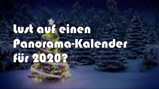 PanoramaWandkalender als Weihnachtsgeschenk [upl. by Howie971]