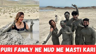 FAMILY sath MUD BATH kia in BAKU [upl. by Heintz348]