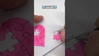 Do you like it 🩷 artandcraft art drawing tiktok artist heart pink cute gift friends fy [upl. by Michigan545]