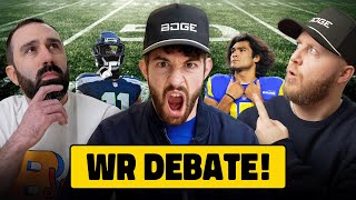 A Heated Top 30 Dynasty WR Rankings Debate [upl. by Anniken223]