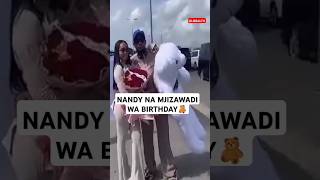 😋NANDY NA MJIZAWADI WA BIRTHDAY 🥳🎂🧸 viralvideo shortsvideo trending globaltv youtube live [upl. by Anyehs]