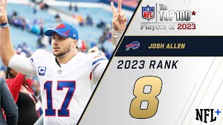 8 Josh Allen QB Bills  Top 100 Players of 2023 [upl. by Dolley386]