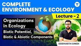 L2 Environment amp Ecology  Organizations in Ecology Biotic Potential Biotic amp Abiotic Components [upl. by Hetty100]