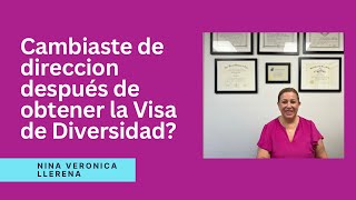 Cambiaste la dirección donde vivirás en EEUU después de obtener la Visa de Diversidad Te explico [upl. by Doretta690]