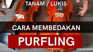 CARA MEMBEDAKAN PURFLING TANAM  LUKIS [upl. by Warga270]