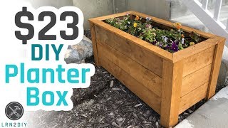 23 DIY Planter Box [upl. by Adahs]