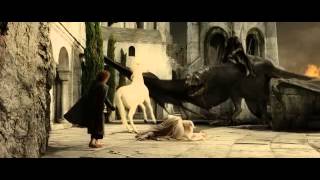 Gandalf vs Nazgul lords of the ring [upl. by Oirram]