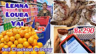 India da oiramladi kei oini How to use Self checkout grocery shopping in Carrefour  Dubai [upl. by Ardekal]