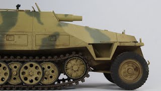 Tamiya 135 German Sdkfz 251  9 Half Track Full Build Part 2 [upl. by Zsazsa]