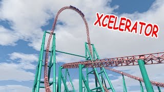 Xcelerator NoLimits 2 Recreation  Knotts Berry Farm [upl. by Ielak216]