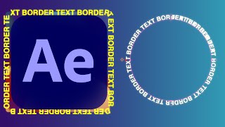 How to Animate Scrolling Text on a Path in Adobe After Effects CC Circle Square Custom Pen Shape [upl. by Saxon]