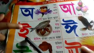 Lets Learn the Bangla Bornamala  Preschool LearningWith Baby [upl. by Jackie]