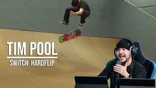 Tim Pool  Switch Hardflip Full Process [upl. by Sly]