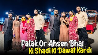 Falak Or Ahsan Bhai Ke Shadi Ke Dawat Kardi 😍 Dawat Mai Kon Kon Aya 😯 [upl. by Strang]