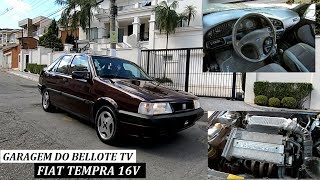 Fiat Tempra 16V  Garagem do Bellote TV [upl. by Anaitsirc901]