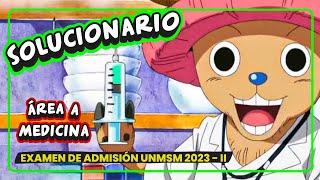 🔴 SOLUCIONARIO San Marcos 2023  II  Área A solo medicina 🥼🩺 [upl. by Charis]