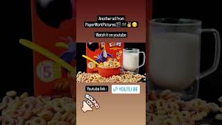 Kelloggs Froot Loops Commercial ad  PaperWorkPictures ads advertisement advertisementvideo [upl. by Clary]