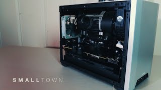 Smalltown  3000 Custom Watercooled NCASE M1 Build  Part 2 [upl. by Jopa]