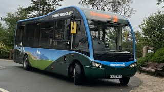 Gwynfor Coaches YJ15 AFZ Optare Solo SR Short Route S4 Nice axles [upl. by Steffane]