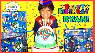 Ryans 5th Birthday Party Surprise Toys Opening Presents [upl. by Vetter]