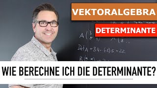 Wie berechne ich die Determinante  Determinante der Koeffizientenmatrix  quadratische Matrix [upl. by Mort]