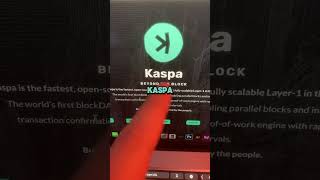 The coin with real potential crypto kaspa altcoins [upl. by Nuli]