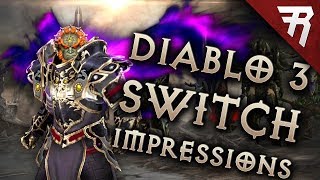 Diablo 3 Eternal Collection Nintendo Switch Impressions amp Gameplay [upl. by Adnak235]