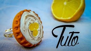 TUTO Tarte Citron Meringué Réaliste Délice Fimo de Lôlô [upl. by Arvad276]