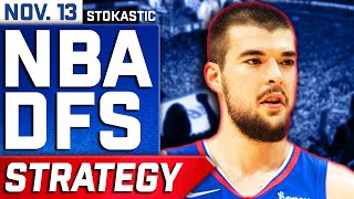 NBA DFS Strategy Wednesday 111324  DraftKings amp FanDuel NBA Lineup Picks [upl. by Ialokin]