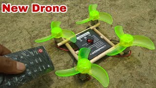 How to make a powerful Drone  Diy aeroplane Drone  Dekhun barite kivabe drone toiry kora jay [upl. by Elleinod]