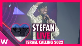 Stefan quotHopequot Estonia Eurovision 2022 LIVE  Israel Calling 2022 [upl. by Ahsad549]