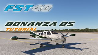 MSFS Tutorial Bonanza Black Square  07 de los Aux Tip Tanks y Transfer [upl. by Baird]