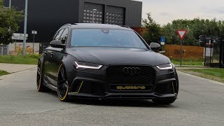 Audi RS6 w Miltek Exhaust amp Catless Downpipe  revs acclerations sounds [upl. by Alwyn]