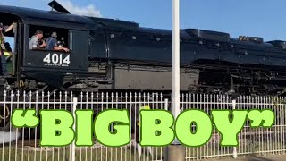 World’s Largest Steam Locomotive  “Big Boy” 4014 Passing Through Fort Worth TX [upl. by Uyerta420]