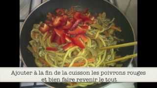 Recette Yaki Udon  nouille Udon sauté à la viande [upl. by Adnert713]