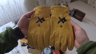 Ozero bushcraft outdoor deri eldiven inceleme Ozero gloves 1080p video [upl. by Annavoj]