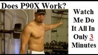 P90X  All 90 Days Condensed Into 3 Minutes [upl. by Atirys]