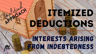 TOPIC 28 ITEMIZED DEDUCTIONS  Interests Expenses Incurred in the Conduct of Trade or Business [upl. by Akemrehs]