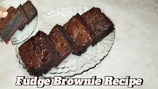 Best Fudgy Brownie Recipe  How To Make Brownie at Home  Easy and Quick Recipe [upl. by Ellered]