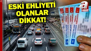 Eski ehliyetler geçersiz oluyor Ehliyet yenileme süresi ne zaman bitiyor  A Haber [upl. by Laurie]