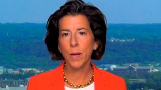 CNBC host rendered speechless by Gina Raimondo [upl. by Aitsirhc257]