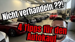 4 TIPPS für den AUTOKAUF  DIE BASICS [upl. by Mohamed]