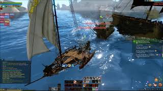 Archeage Unchained NA WYNN Naval PVP [upl. by Elysee]