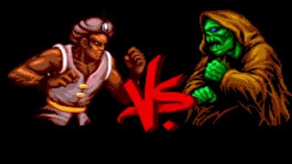 RAJAH vs MEPHIS  SHAQ FU 1994 [upl. by Suoicserp169]